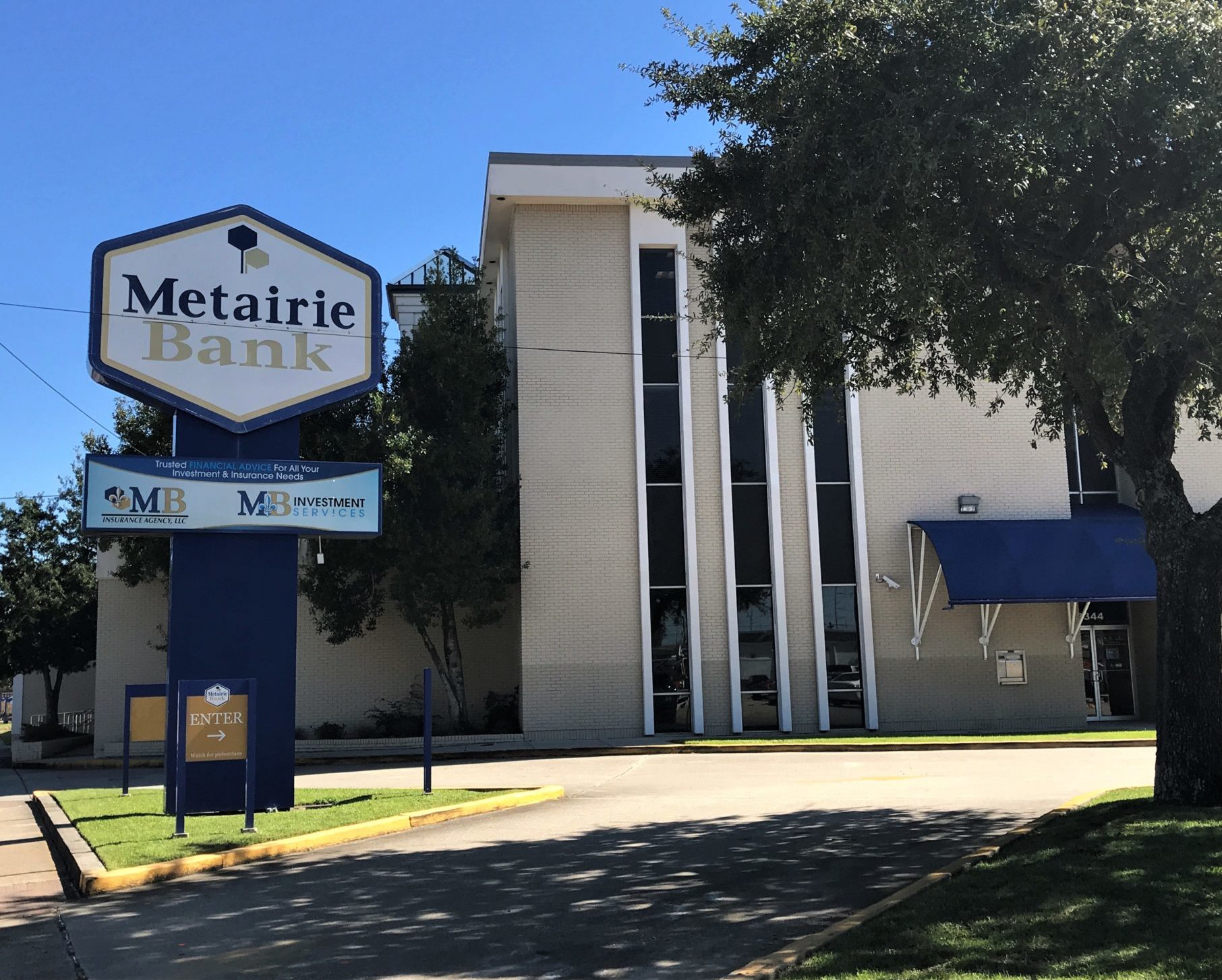 Main Office | Metairie Bank | The Bank of Personal Service